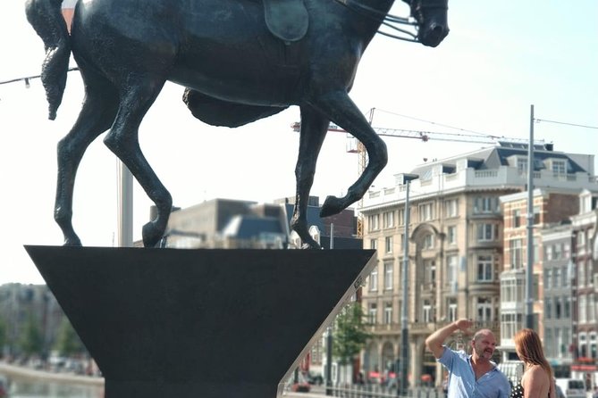 LGBTQI+ History Tour of Amsterdam - Stop 1: Westermarkt and the Gay Monument (the story starts with a memorial)
