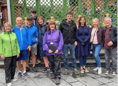 Liverpool: Heritage, History & Culture Guided Walking Tour - Early city-center stops: Derby Square, Liverpool Castle, and street-level history