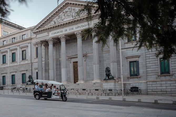 Madrid Historical Tour with Local Guide in Eco Tuk Tuk Private - Temple of Debod: the ancient Egyptian break in the middle of it all
