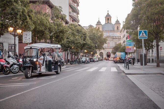 Madrid Historical Tour with Local Guide in Eco Tuk Tuk Private - Who should book this private tuk-tuk (and who may not love it)