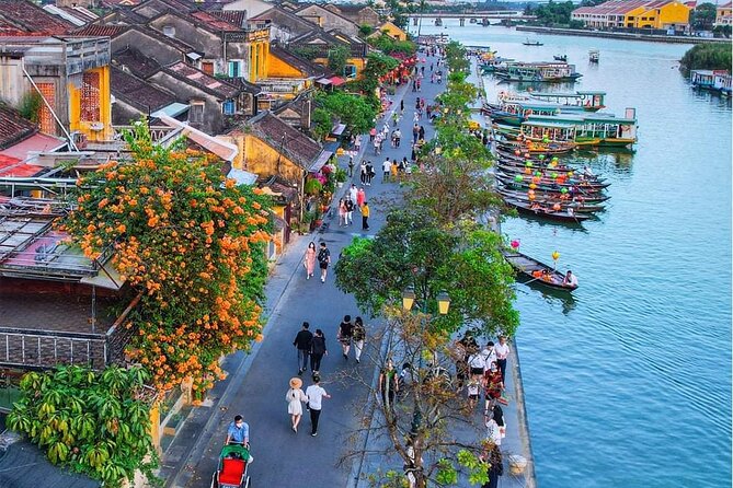 Marble Mountains - Hoi An Ancient Town Sunset Daily Ingroup Tour - Hoi An Ancient Town at night: lantern streets and your guided walk