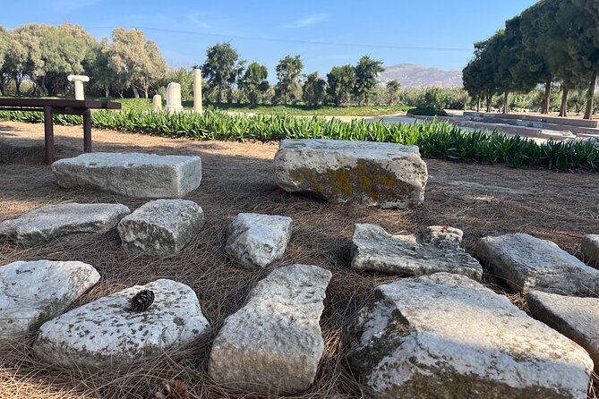 Naxos Mythology & Ancient Sites Tour with Cheese & Wine - Naos Tou Dionysou Yria: Dionysus in the vines, olives, and figs