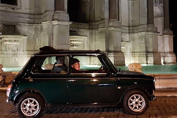 NIGHT TOUR THINK BIG, GO MINI! Rome in Mini Cooper Classic Cabrio - Castel Sant’Angelo: Roman power along the Tiber