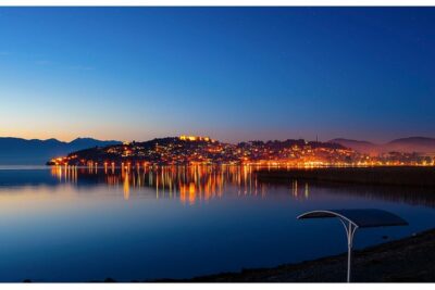 Ohrid UNESCO Heritage: Full-Day Guided Tour from Skopje - First views of Lake Ohrid from the UNESCO waterfront