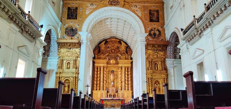 Old Goa: Walking Tour of Heritage Churches - St. Catherine of Alexandria: Portuguese arrival and the Rome of the East