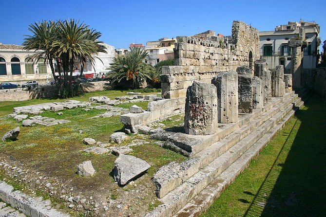 Ortigia: Syracuse's Ancient Town Center Private Walking Tour - Temple of Apollo: the oldest Greek stone you can spot