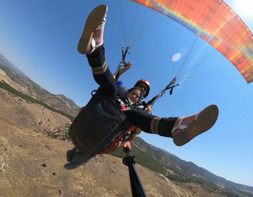 Pamukkale: Tandem Paragliding with Ancient Hierapolis Views - Aerial Views Above Pamukkale’s White Mountain