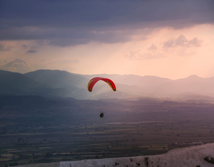Pamukkale: Tandem Paragliding with Ancient Hierapolis Views - What You Actually See: Cotton Castle, Ruins, and Springs