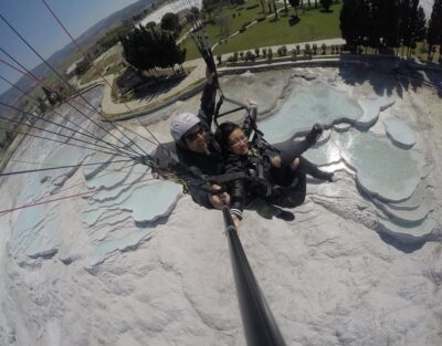 Pamukkale: Tandem Paragliding with Ancient Hierapolis Views - The Takeoff: Run, Then Float