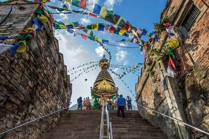 Private Full-Day Kathmandu All 7 UNESCO World Heritage Sites Tour - Stop 1: Swayambhunath Monkey Temple (Free Entry and Hilltop Views)