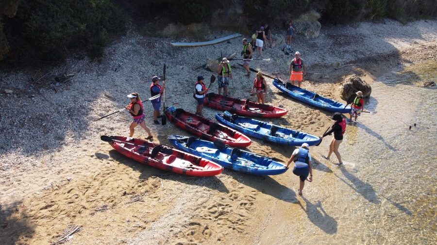 Private Sea Kayak over sunk city of ancient Feia - Feia’s sunken city: history you can actually see