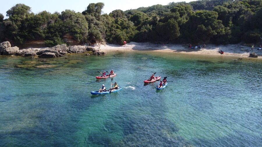 Private Sea Kayak over sunk city of ancient Feia - Snorkeling over underwater ruins: when it’s magical and when it changes