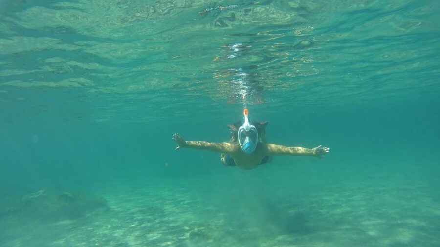 Private Sea Kayak over sunk city of ancient Feia - Guides make or break it: Giannis and Roula’s impact