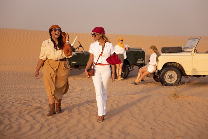 Private Vintage Land Rover Heritage Desert Safari- 4 Course Dinner & Activities - Dinner that’s more than just food: 4 courses and cultural pacing