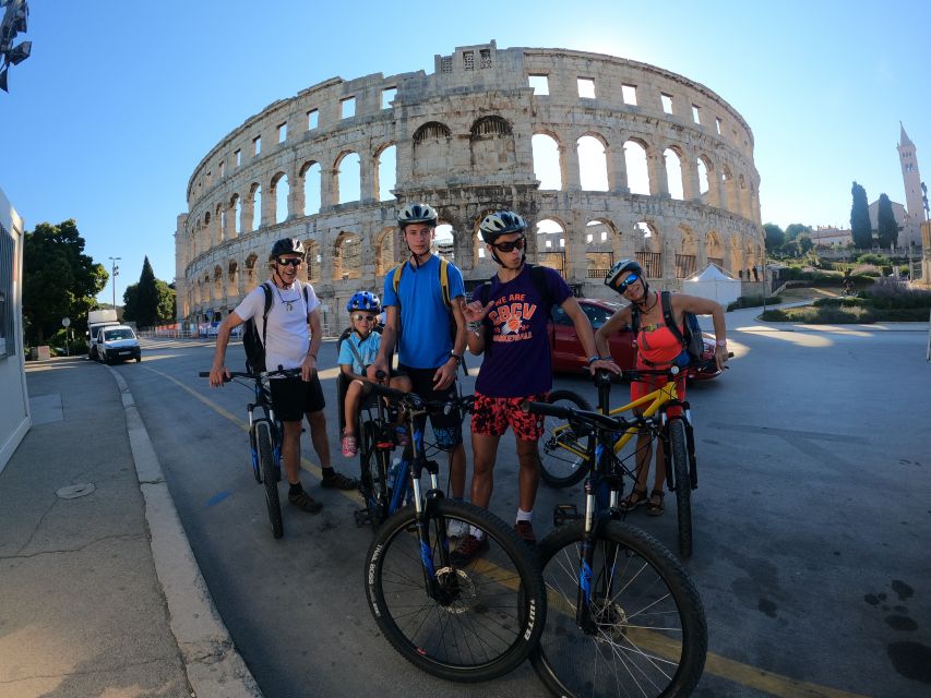 Pula: Bike Tour of Ancient Pula & Aquatic Adventures - Bat colonies and nesting pigeons: fun with real wildlife context