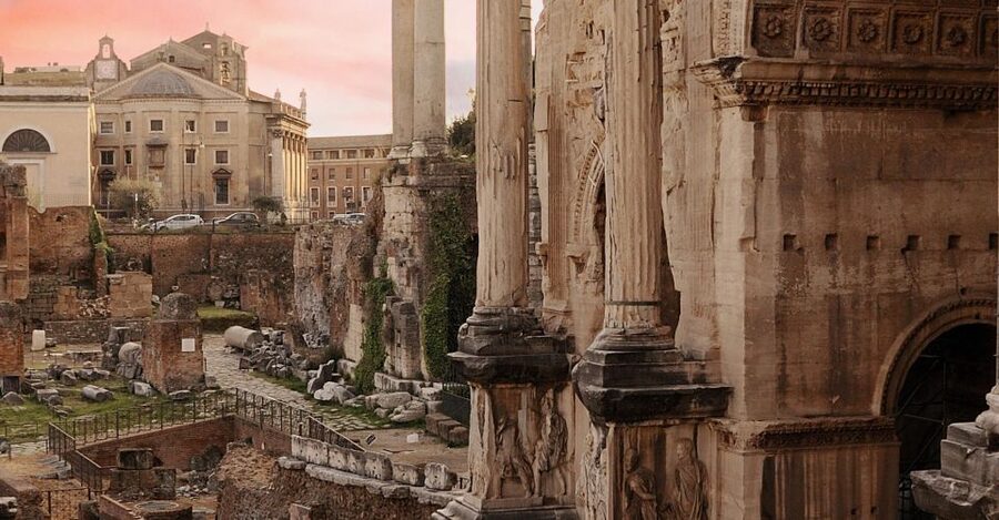 Rome: Colosseum Arena Floor and Ancient Rome Tour - Roman Forum ruins: temples and markets you can still read