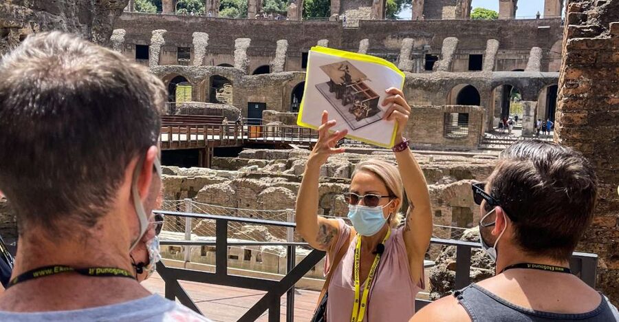 Rome: Guided Group Colosseum & Ancient City Tour - Where You Start: Arch of Constantine and the Yellow Flag