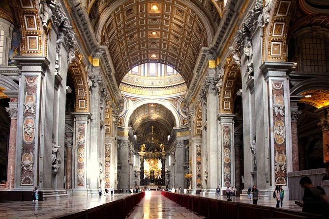 Rome In a Day: Vatican, Colosseum and Ancient Rome Tour - St. Peter’s Basilica: fast masterworks like La Pietà and the Baldacchino