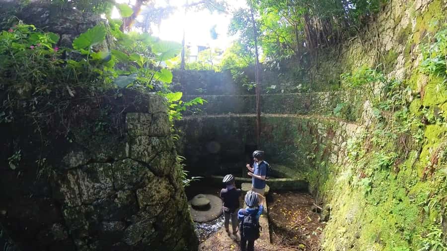 Shuri+Naha: Cycling Tour Explore Water Heritage with E-Bike - Shuri Castle Area: Cobblestones, Shrines, and Belief Systems