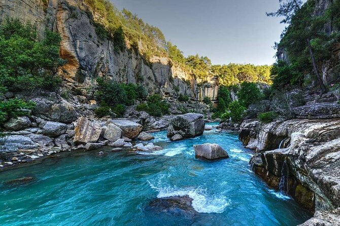 Side Eagle Canyon Tour With Rafting OR Selge Ancient City - Rafting gear and the 4x4 safari: fun can depend on safety culture