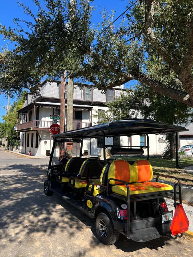 St.Augustine History Tour on Premium Golf Cart with PiCk Up - Mission Nombre de Dios: the first Franciscan mission and oldest Marian shrine