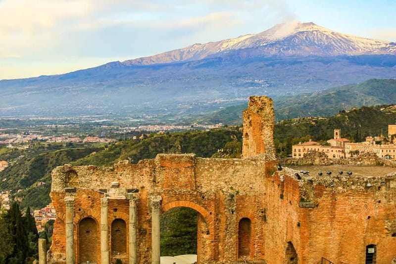 Taormina: Ancient Theater Skip-the-Line Ticket & Audio Guide - The Seats Come With a View: Taormina, Giardini Naxos, and Mt. Etna