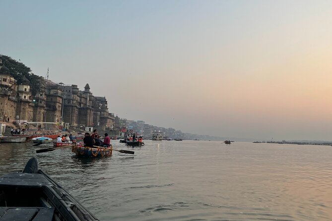 The Heritage City Tour in Varanasi - Ganges boat ride: the only way to get a vertical view
