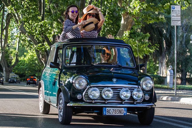 THINK BIG, GO MINI! Rome Day&Night in Mini Cooper Classic Cabrio - St. Peter’s Basilica to Castel Sant’Angelo: Vatican-area power in a snapshot