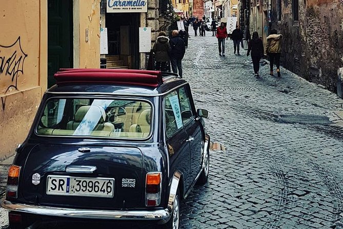 THINK BIG, GO MINI! Rome Day&Night in Mini Cooper Classic Cabrio - Trastevere after the sun: aperitif, food, and old-neighborhood energy