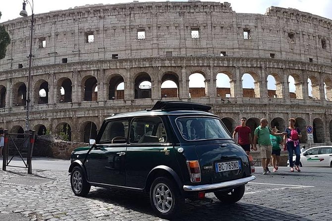 THINK BIG, GO MINI! Rome Day&Night in Mini Cooper Classic Cabrio - Piazza Navona to Trevi Fountain: the baroque hits (quick, but on target)