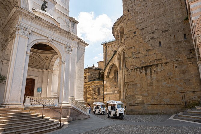 Tuk Tuk tour in Bergamo, Città Alta and the ancient Venetian walls - The Upper Town pass-by stops: markets of interest, not shopping