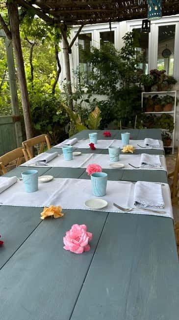 Typical Apulian menù in the garden of an ancient Trullo - Getting there: car access, generic meeting point, and WhatsApp directions