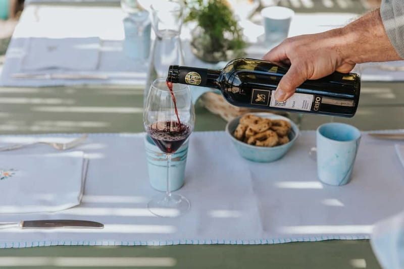 Typical Apulian menù in the garden of an ancient Trullo - The 5-course Apulian menu: pasta, dairy, and the classics that hit