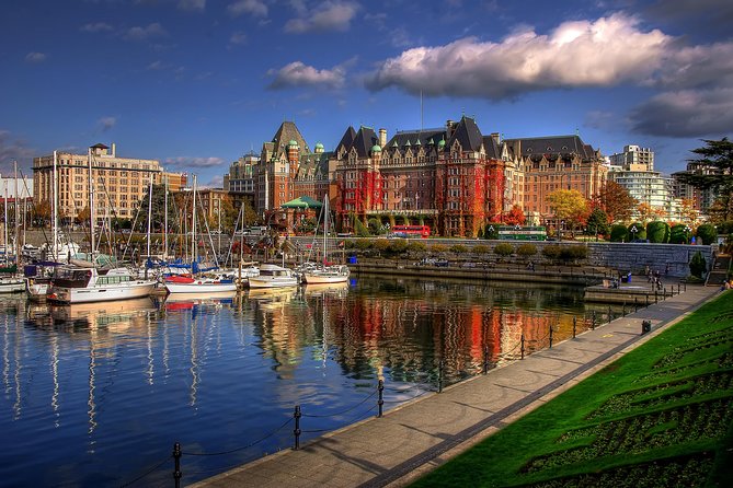 Victoria Guided Food and History Tour - The Inner Harbour finale near the Legislative Assembly