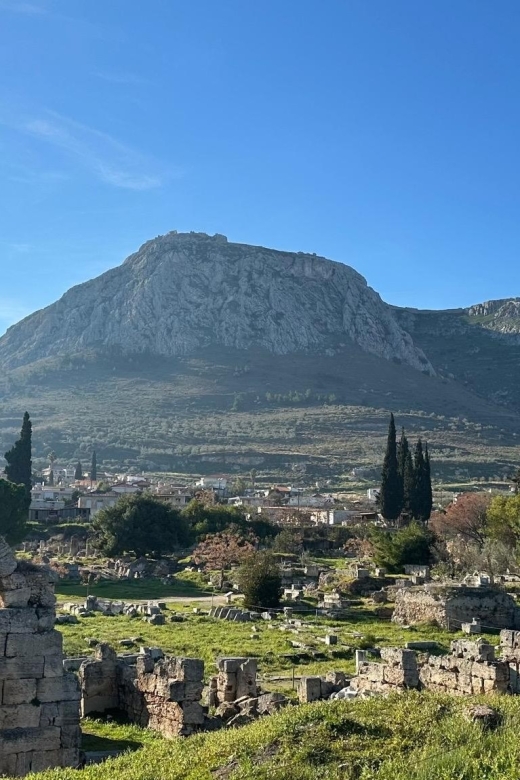 Visit Ancient Corinth Mycenae Nafplio Canal Private Tour 8H - Lunch in a traditional taverna (and how to use the free time)