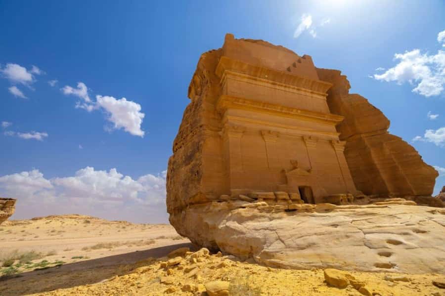 Visiting The Incredible Heritage Site Hegra in AlUla - The Hegra visit: tomb clusters, inscriptions, and photo stops